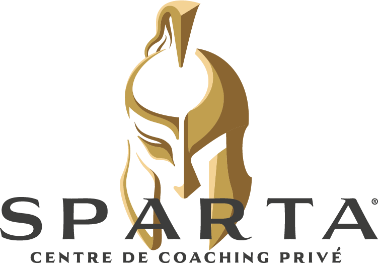 Logo Sparta centre de coaching privé pilates reformer à Montpellier, style guerrier prestigieux